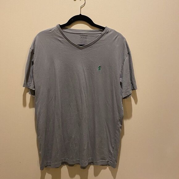 Polo Ralph Lauren Other - Vintage Polo Ralph Lauren Mens M/M Single Stitch Cotton Pony Logo V-Neck T Shirt